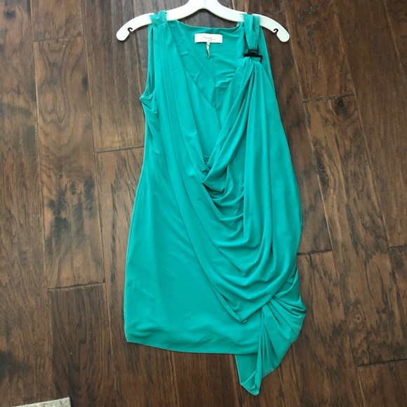 BCBGMaxAzria Dresses & Skirts - Bcbgmaxazria cocktail mini dress green dress |turquoise | stretch